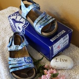💙Fun blue Papillio birkenstocks💙